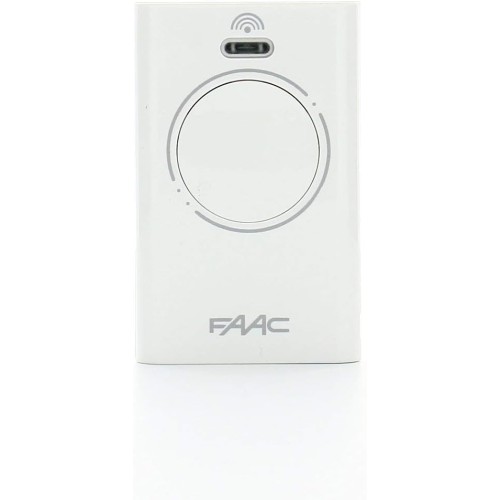 787007 FAAC Gate Automation Remote Control XT2 433 SLH LR Transmitter 2 Channels White 433 MHz