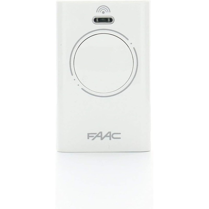 787007 FAAC Gate Automation Remote Control XT2 433 SLH LR Transmitter 2 Channels White 433 MHz