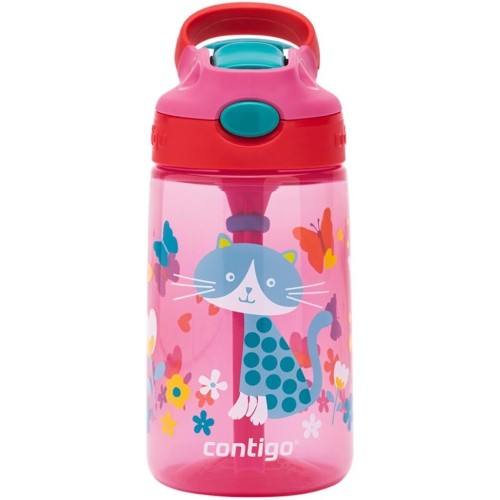 Contigo Kids Gizmo Flip Autospout Water Bottle with Straw, BPA Free Water Bottle, Leak-Proof, Ideal for Nursery, School and Sports, 420ml