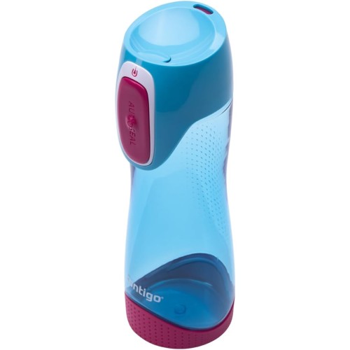 Contigo Swish Autoseal Water Bottle, Large BPA Free Plastic Water Bottle for Kids, 100% Leak-Proof with Automatic Locking for Sports, Nursery, Nursery, School, 500ml