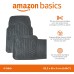 Amazon Basics 4 Piece Heavy Duty All Season Rubber Floor Mats and Boot Mat for Car, SUV, Lorry
