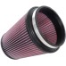 K&N Air Filter Universal Conical 152 mm Flange, 190 mm Bottom Diameter, 127 mm Top Diameter, 203 mm Height (RU-1044)