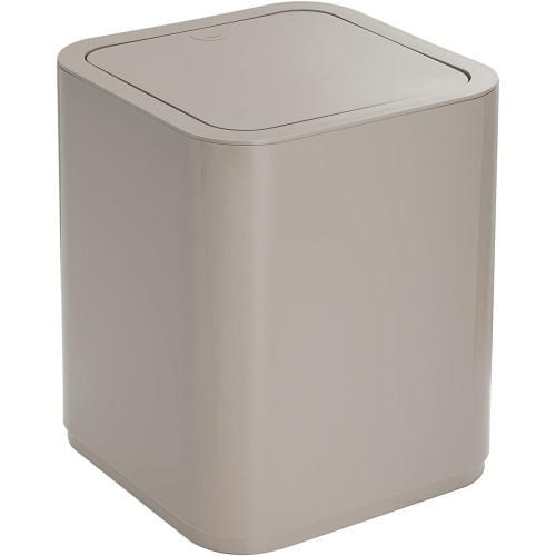 Gedy Tortora G-Seventy Waste Bin, Size & Weight: 24.6 x 20 x 20 cm & 0.47 kg, Bathroom Waste Bin Made of Thermoplastic Resins, Matteo Thun Design, Colour