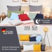 Blumtal set of 2 pillowcases - 100% cotton, super soft premium jersey pillowcase, grey, 40x80cm