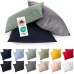 Blumtal set of 2 pillowcases - 100% cotton, super soft premium jersey pillowcase, Dark Ocean Blue, 40x40cm