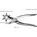 Amazon Basics Leather Hole Punch Set Rotary Hole Pliers Various Hole Sizes with Expander Tool Silver