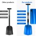Overmont Avalanche Shovel, Snow Shovel, Emergency Shovel, Removable Aluminium 3 Piece with Bag for Gardening, Winter, Car, Outdoors, Red/Blue/Gold