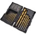 Amazon Basics - High Speed Steel Drill Bit Set for Metal, Wood and Plastic 1.5-10mm