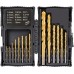 Amazon Basics - High Speed Steel Drill Bit Set for Metal, Wood and Plastic 1.5-10mm