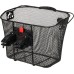 Fischer handlebar basket with quick attachment, specially developed for e-bikes, load capacity 5 kg, suitable for all standard displays with a width of 9 cm, including Bosch displays