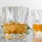 RCR Crystal Orchestra Cut Glass Dof Double Old Fashioned Whisky Glasses Drinking Glasses Set - 340ml - Pack of 6