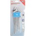 BGS 9801 Allen Key Set 13 Pieces Extra Long Inch Sizes Hexagon Socket with Ball Head 0.05 Inch - 3/8 Inch