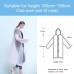 Vicloon Rain Poncho, Disposable Rain Poncho, Pack of 2, Unisex Reusable Transparent Raincoat, PEVA Portable Waterproof Rain Cape, Breathable Rain Jacket for Travel, Hiking, Cycling & Camping