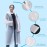 Vicloon Rain Poncho, Disposable Rain Poncho, Pack of 2, Unisex Reusable Transparent Raincoat, PEVA Portable Waterproof Rain Cape, Breathable Rain Jacket for Travel, Hiking, Cycling & Camping