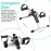 TechFit Pedal Trainer, Mini Exercise Bike for Home and Office, Lightweight Exercise Machine for Arms and Legs, Suitable for Recovery and Light Training