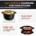 Overmont Dutch Oven Cast Iron Pot Ready to Use Double Function Lid / Frying Pan with Stand for Kitchen Camping Garden BBQ Baking