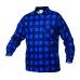 Gahibre 499 Flannel Shirt, Blue, 100% Cotton, 6 oz