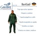 Gahibre Full Watersuit | Foldable and Lightweight Raincoat | Waterproof Work Suit | Complete Waterproof Set | Green, Size 3XL