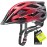 uvex i-vo cc Lightweight All-Round Helmet for Men and Women, Individual Size Adjustment, Expandable with LED Light, Red/Black, 52–57 cm