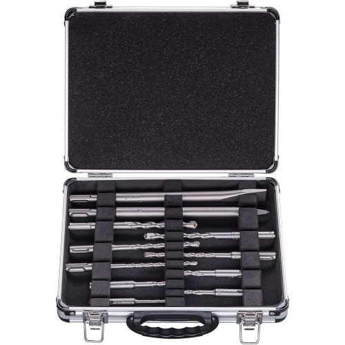 Bosch Professional 11-Piece SDS-plus Mixed Hammer Drill Bit and Chisel Set (for Concrete and Masonry, Hammer Drill Accessories)