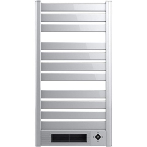 Cecotec Ready Warm 9780 Electric Bathroom Radiator Ceramic Towel. 2000 W, LED Screen, Remote Control, 24 Hour Timer, IPX1, Adjustable Temperature, Thermostat, Dark Grey, 15 m2