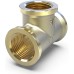 ABA Beul 26080.004.2 T-Piece Female Thread 1/2 Inch Brass