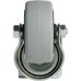 Dörner + Helmer Swivel Castors with Angle Sheet, Set of 4, 50 mm x 22 mm, 120 kg Load Capacity, 52 mm x 37 mm Angle, Galvanised