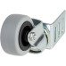 Dörner + Helmer Swivel Castors with Angle Sheet, Set of 4, 50 mm x 22 mm, 120 kg Load Capacity, 52 mm x 37 mm Angle, Galvanised