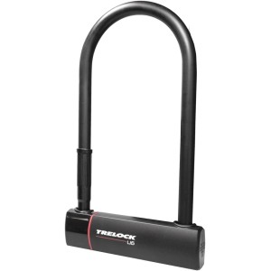 TRELOCK U6 Shackle Lock Length 23cm Shackle Diameter 16mm Security Level 17 High Security Sold Secure Gold Key Service