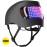 Lumos Matrix Smart Helmet | Urban | Skateboard, Scooter and Bicycle Accessories | Front and Rear Light (LED) | Turn Signal | Brake Lights | Bluetooth Connection | Adult: Men, Women