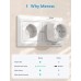 meross Alexa WiFi Socket Mini Pack of 4 Works with Apple HomeKit, Smart Socket with Voice and Remote Control, WiFi Smart Plug with Timer, No Hub Required, 10 A