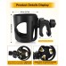 BUNDLEPRO Stroller Cup Holder, Universal Drink Holder for Bikes, Trolleys or Walkers Fits Most Cups