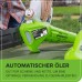 Greenworks G40PSFK2 Battery Pruner, 20 cm Blade Length, 8 m/s Chain Speed, 3.64 kg, Automatic Oil System, 80 ml Oil Tank, 2.58 m Rod Range, 40 V 2 Ah Battery & Charger