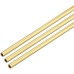 sourcing map Brass Round Tube 300mm Length 1mm OD 0.2mm Wall Thickness Seamless Straight Pipe 3pcs