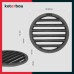 KOTARBAU Fireplace Grate, Diameter 18 cm, Round Grate, Fireplace, Ash Grate, Table Grate, Stove Grate, Fireplace, Replacement Parts, Accessories, Cast Iron Grate, Oven Grate, Grill Fireplace, Round