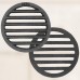 KOTARBAU Fireplace Grate, Diameter 18 cm, Round Grate, Fireplace, Ash Grate, Table Grate, Stove Grate, Fireplace, Replacement Parts, Accessories, Cast Iron Grate, Oven Grate, Grill Fireplace, Round