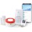 Garza - Smart WiFi Alarm System Kit for Home, 120dB Siren Motion Sensor and Door/Window Opening Alarm No Fees 2.4GHz WiFi Remote Control by App
