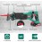 Hychika Reciprocating Saw, 18 V Cordless Reciprocating Saw With 2 x 2000 mAh Batteries, Variable Speed From 0 to 2800 RPM, 4 Saw Blades, Quick Charger, LED Light, Ideal For Cutting Wood And Metal