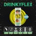 Idroeasy Armadillo Drinky Flex 25 метра, супер лек градински маркуч против усукване, нетоксична пръчка за напояване, пръчка с висок дебит на вода, произведена в Италия