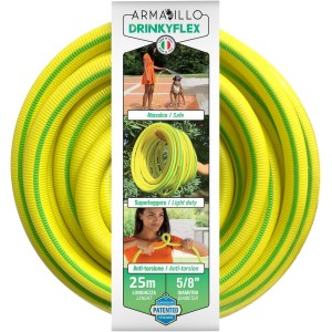 Drinky Flex 30 Metres - Pipe Water Irrigation Garden Anti-Knot Anti Torsion Water Hose Garden Hose Water Irrigation Pipe