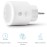 Garza - Pack of 2 Smart WiFi Plugs, Programmable, WiFi 2.4 GHz, with Consumption Display, Remote Control via App and Alexa/Google Voice Control, White