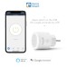 Garza - Pack of 2 Smart WiFi Plugs, Programmable, WiFi 2.4 GHz, with Consumption Display, Remote Control via App and Alexa/Google Voice Control, White