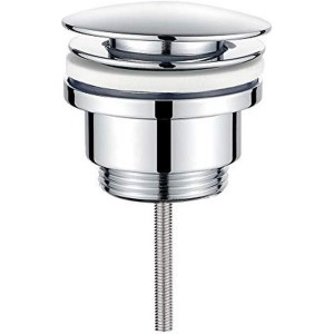 Ibergrif M20509 Universal Basin Sink Waste with Overflow Chrome Silver