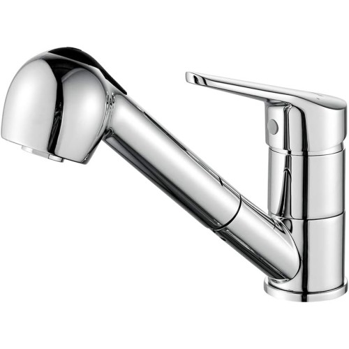 Ibergrif Roma Kitchen Tap, Sink Mixer Tap with Pull-Out Spray.