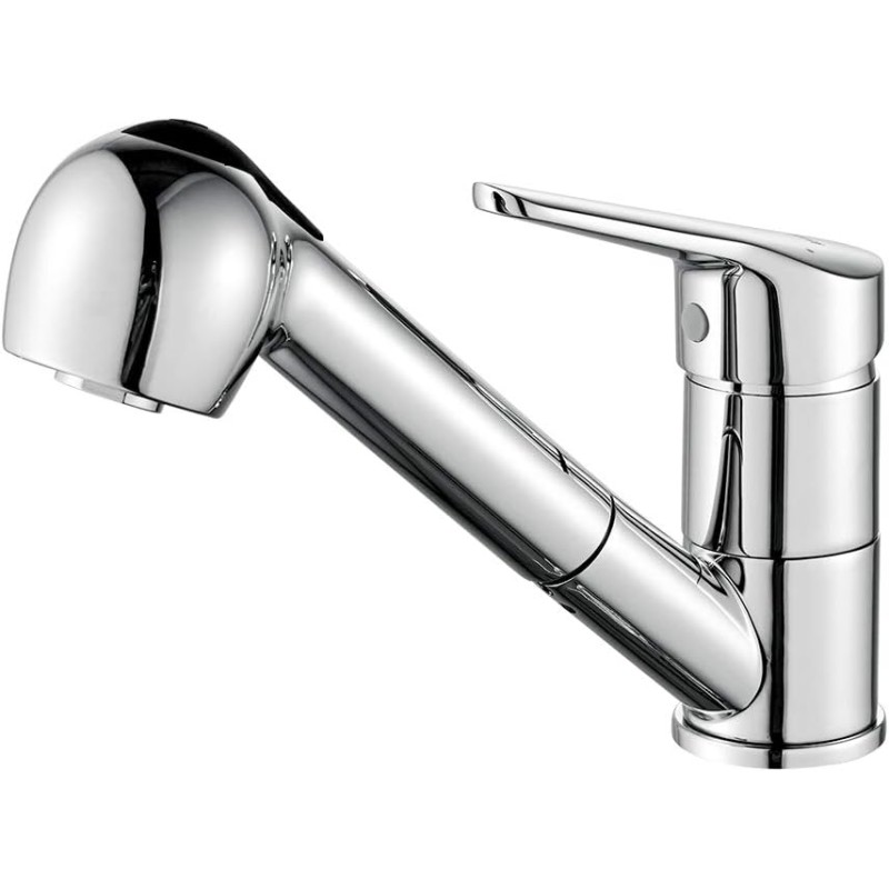Ibergrif Roma Kitchen Tap, Sink Mixer Tap with Pull-Out Spray.