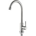 Ibergrif M18703 Cold Water Kitchen Tap Only Single Lever 360° Swivel Stainless Steel Water Saving Simple Modern Design