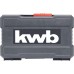 kwb Drill Box with Hexagonal Shank, HSS Metal Drill, Masonry Drill + Wood Drill and Bits PH, PZ and TX in set incl. Countersink, Bit Holder and Socket Wrench Bits
