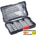 kwb Drill Box with Hexagonal Shank, HSS Metal Drill, Masonry Drill + Wood Drill and Bits PH, PZ and TX in set incl. Countersink, Bit Holder and Socket Wrench Bits