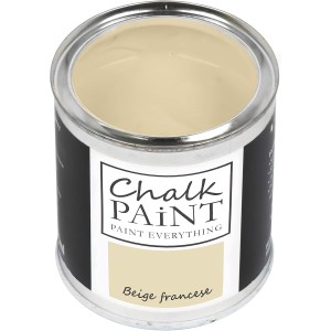 Chalk Paint Everything® Beige Francese water-based chalk paint for all surfaces, easy to use without unpleasant odours – extra matt chalk paint (250 ml).
