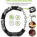 SPGOOD Bicycle Lock with Numbers and High Security Level, Bicycle Chain Lock, Number Code Combination Lock, Hardened Steel Chain Links, 14 Colours